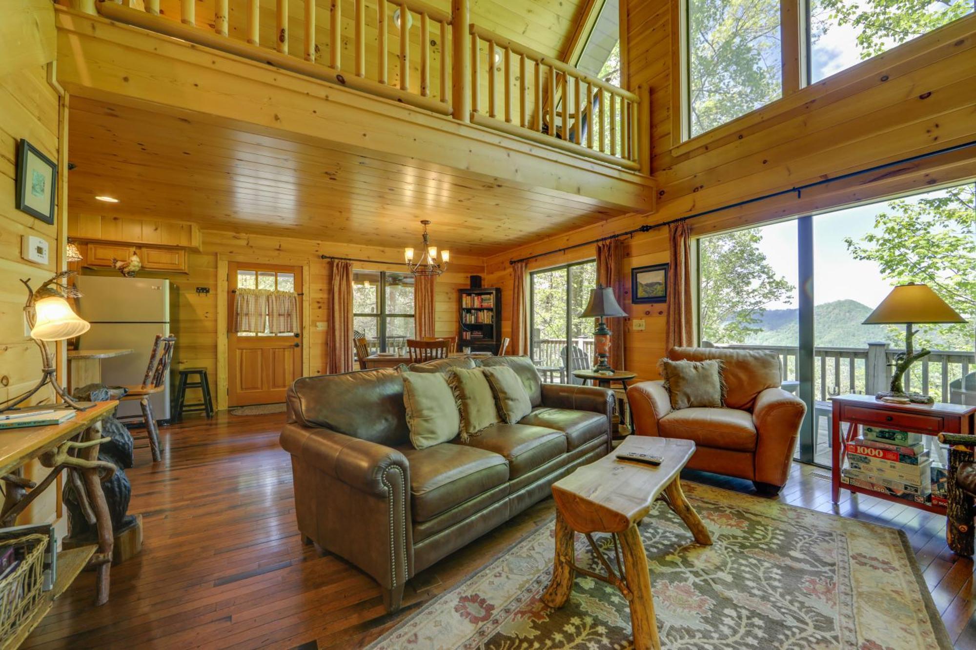 Bryson City Cabin With Hot Tub And Mountain Views! Exterior photo